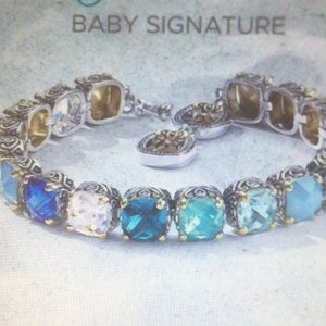 NEW - Retired - Park Lane Baby Signature Ocean Impression Bracelet